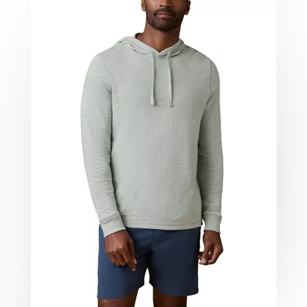 Faherty Sunwashed Slub Hoodie Sea Break